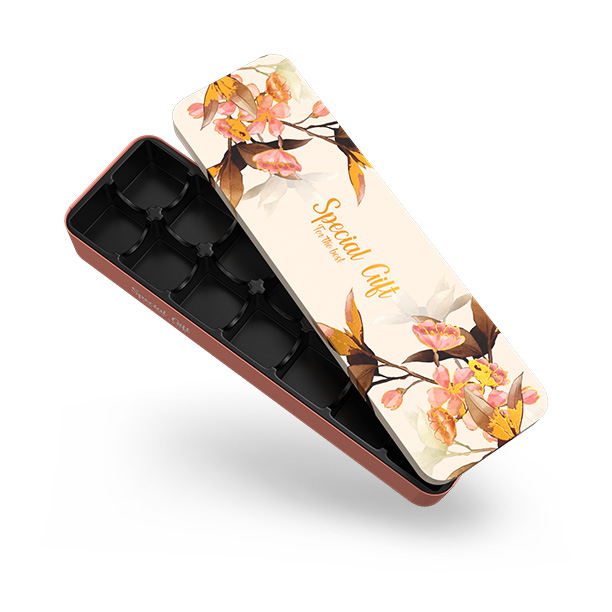 جعبه و بسته بندی شکلات و ترافل طرح آراگل